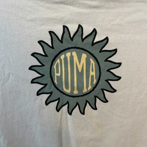 💜 2 for $30 / Puma Logo White Graphic T-Shirt - Picture 3 of 6
